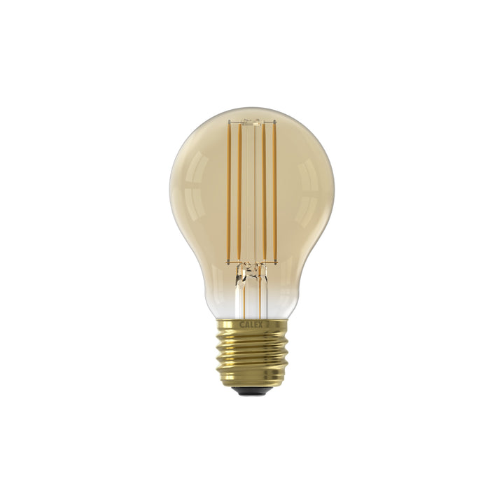 Calex LED Warm Filament GLS Lamp A60, Gold, E27, Dimmable