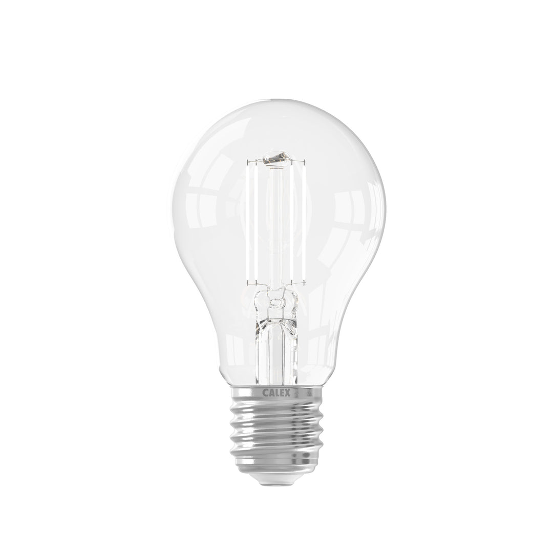 Calex Standard A60 Clear Straight Filament, E27, Dimmable with LED Dimmer 1101009500