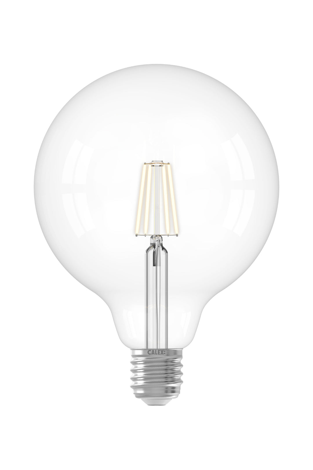 Calex Globe G125 Clear Straight Filament, E27, Dimmable with LED Dimmer 1101009800