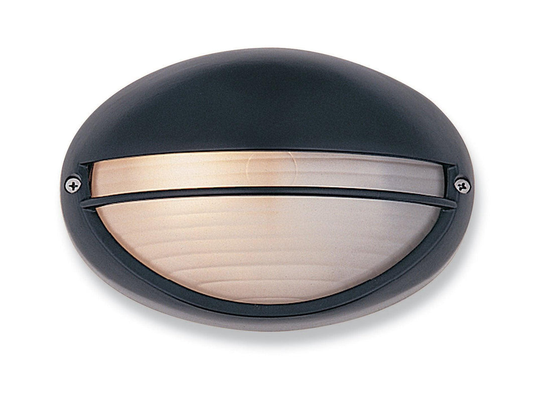 Streamline Wall Light - 60w Black with Opal Glass - Prisma Lighting