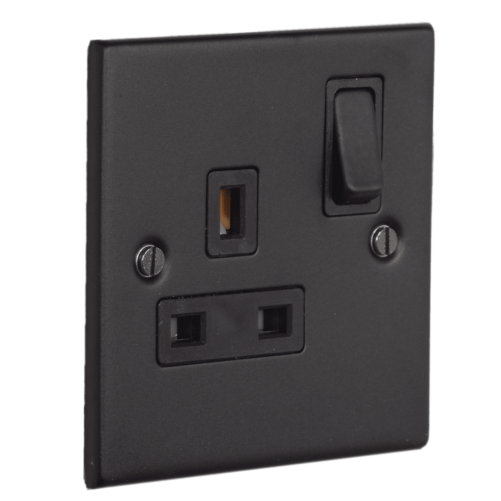 Selectric Single Switched 13a Switched DP Socket