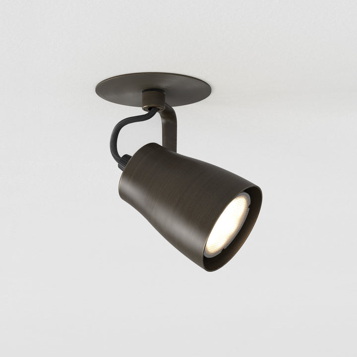 Astro Juno Recessed Spotlight in Bronze, 
adjustable GU10 downlight  