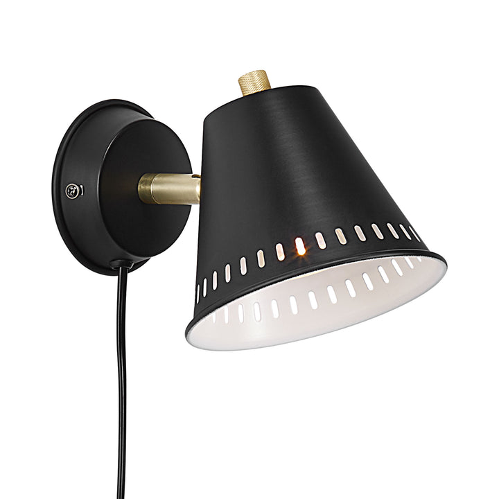 Pine Wall Light Black