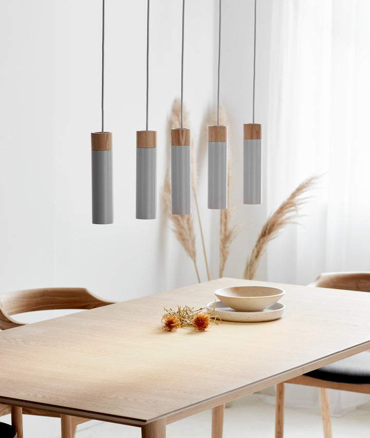 Tilo - 5 Pendant Pendant Light Grey