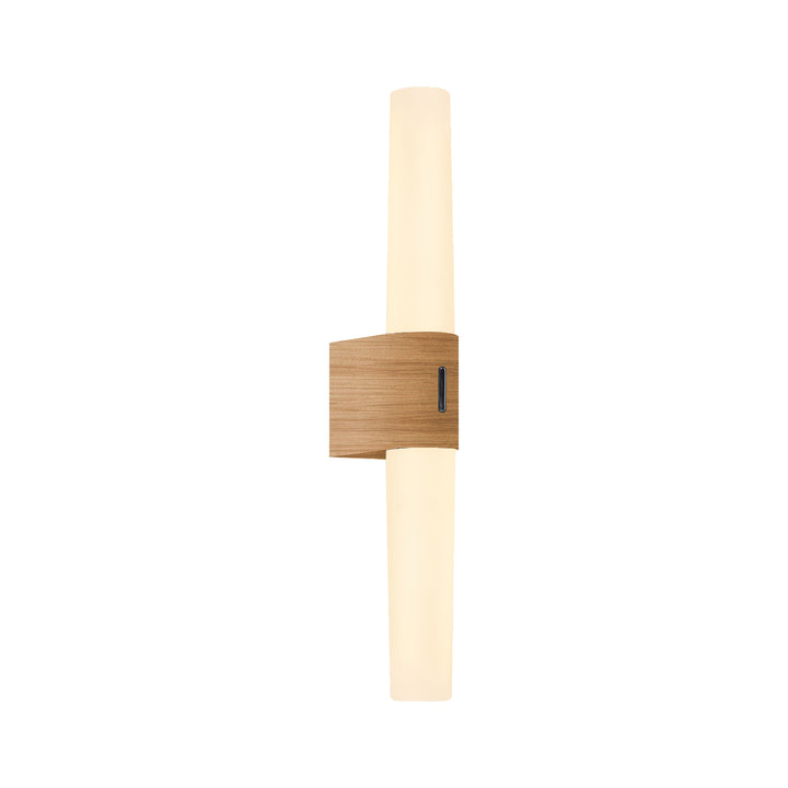 Nordlux Helva Double Basic | Wood Foil Bathroom Light Wood 2015311004