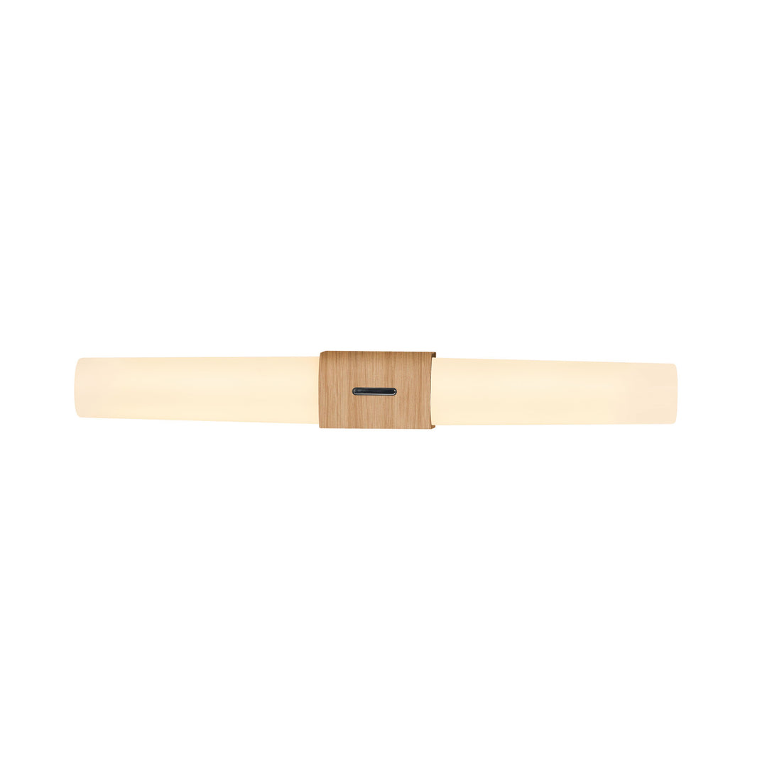 Helva Double Basic | Wood Foil Bathroom Light Wood Wood