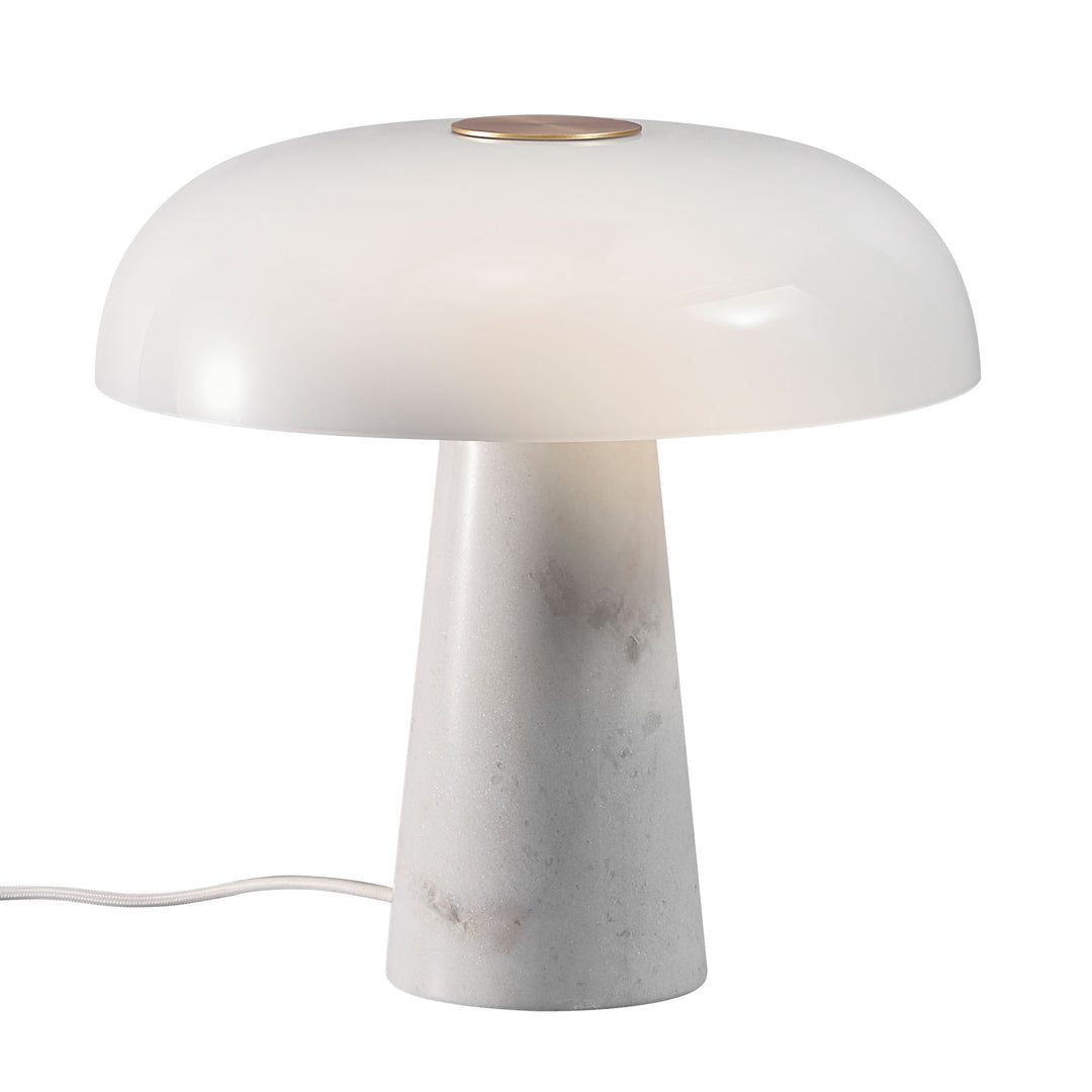 Glossy Table Light Opal white Opal white