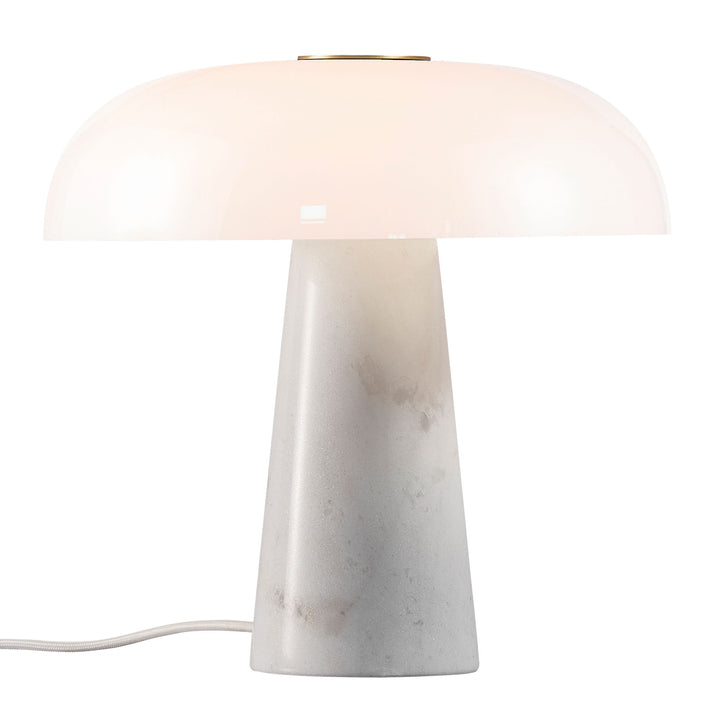 Glossy Table Light Opal white Opal white