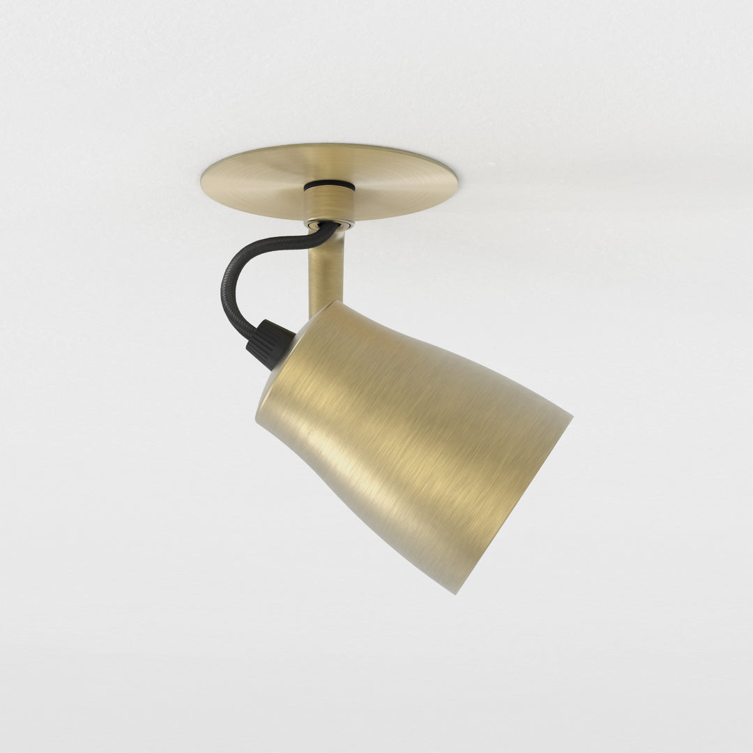 Astro Juno Recessed | Matt Brushed Brass | Spotlight 1487005