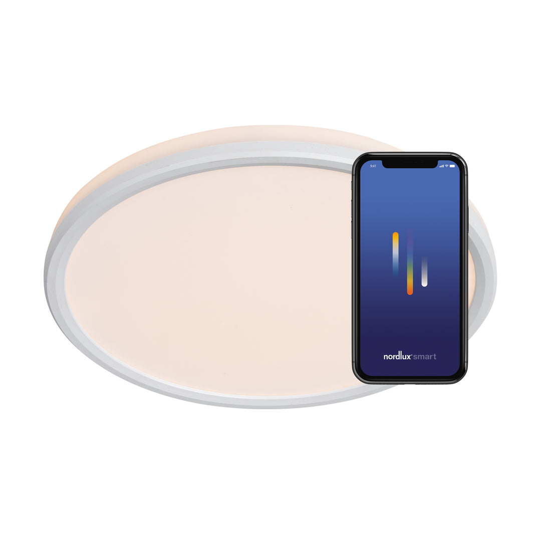 Nordlux Liva Smart | RGB | White Ceiling Light 2110826101