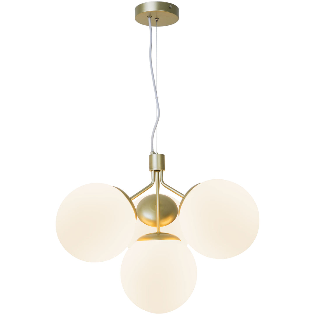 Ivona | 4-Pendant | Brass Pendant Light Brass