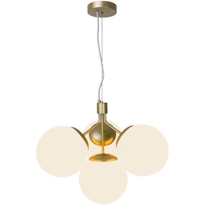 Ivona | 4-Pendant | Brass Pendant Light Brass