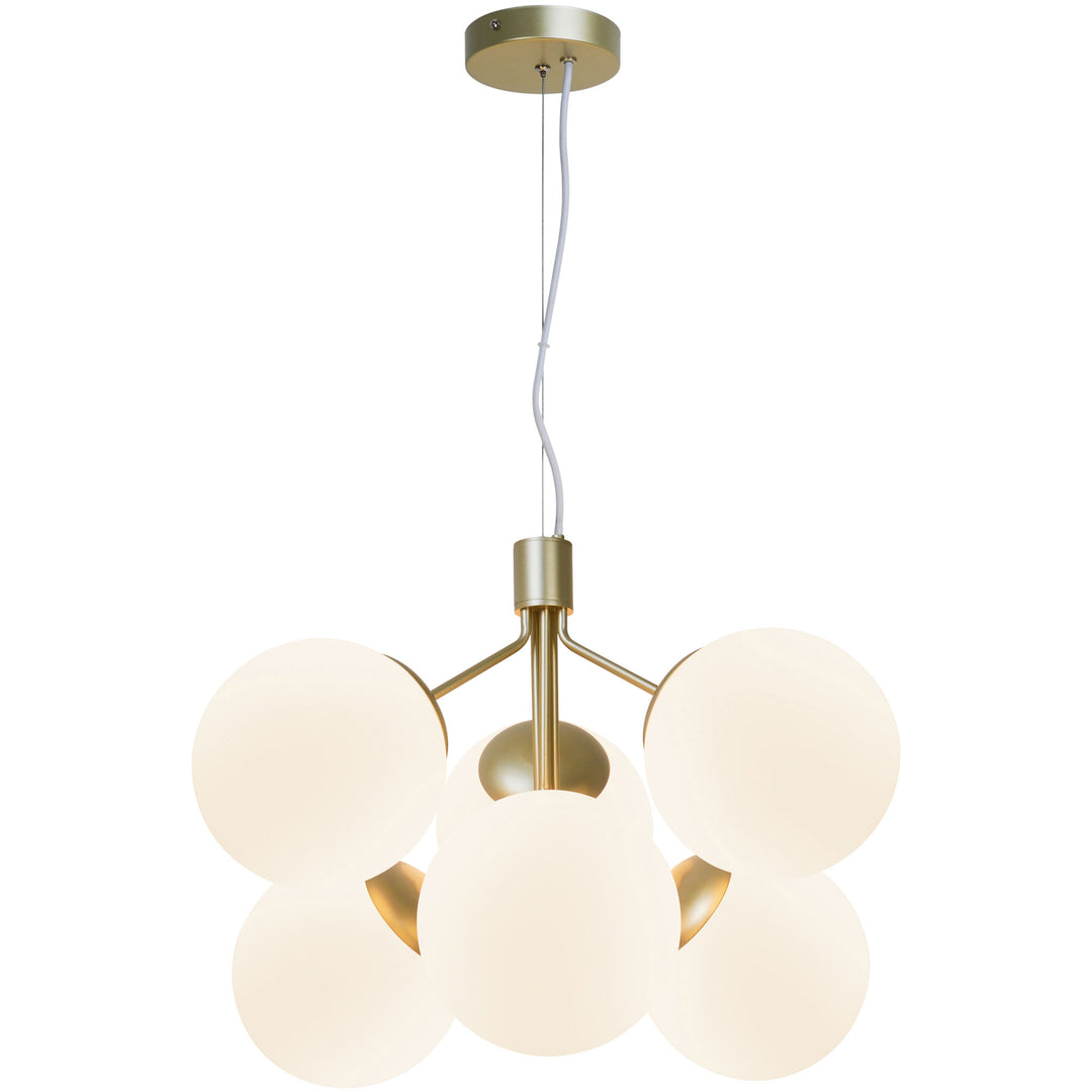 Ivona | 6-Pendant | Brass Pendant Light Brass