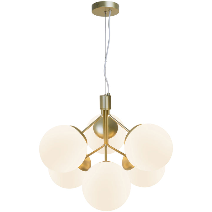 Ivona | 6-Pendant | Brass Pendant Light Brass