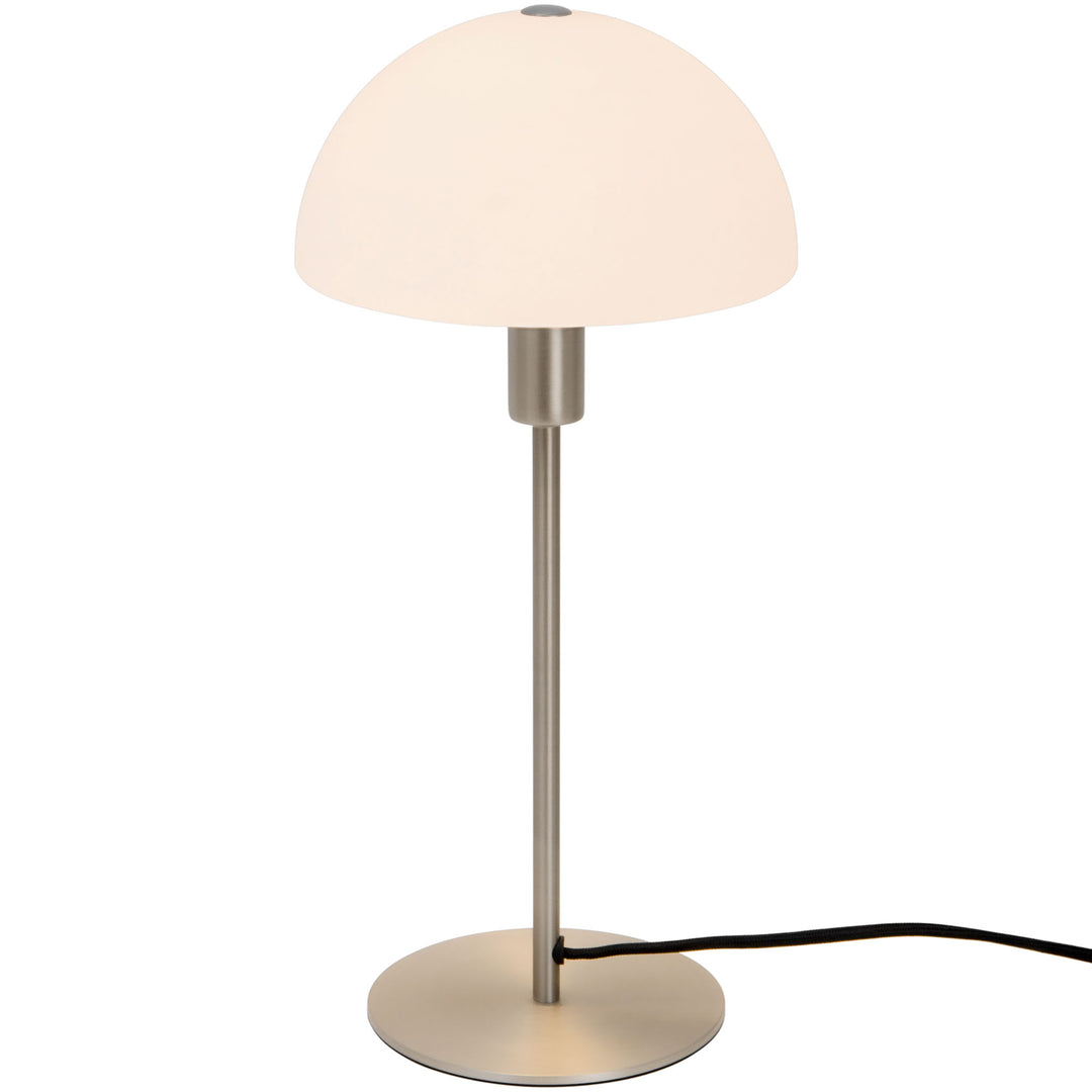 Ellen | Table | Opalglass/BS Table Light Brushed steel