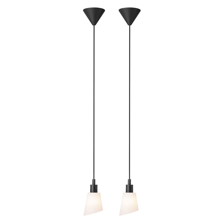 Molli | Pendant | Black/Opalw. Pendant Light Black