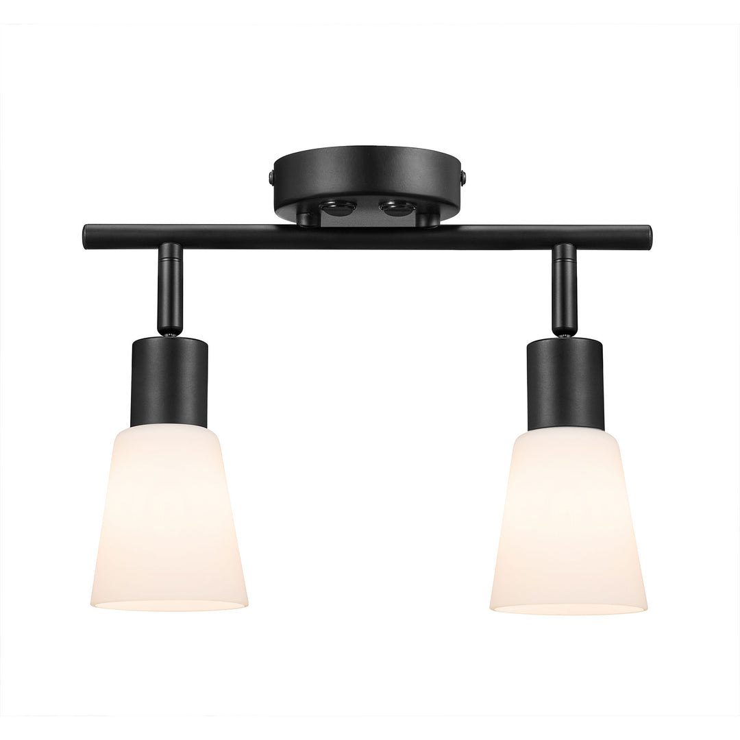 Cole | Wall 2-Spot |Black/Opal SpotLight Light Black