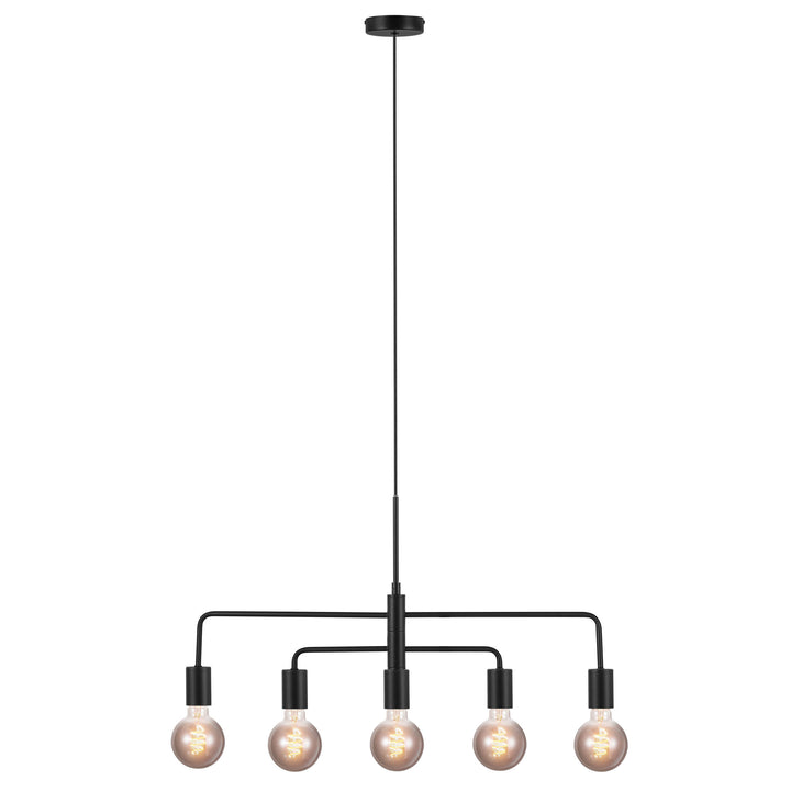 Gloom | 5-Pendant | Black Pendant Light Black