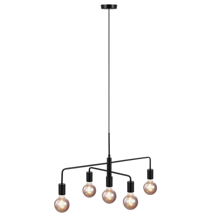 Gloom | 5-Pendant | Black Pendant Light Black