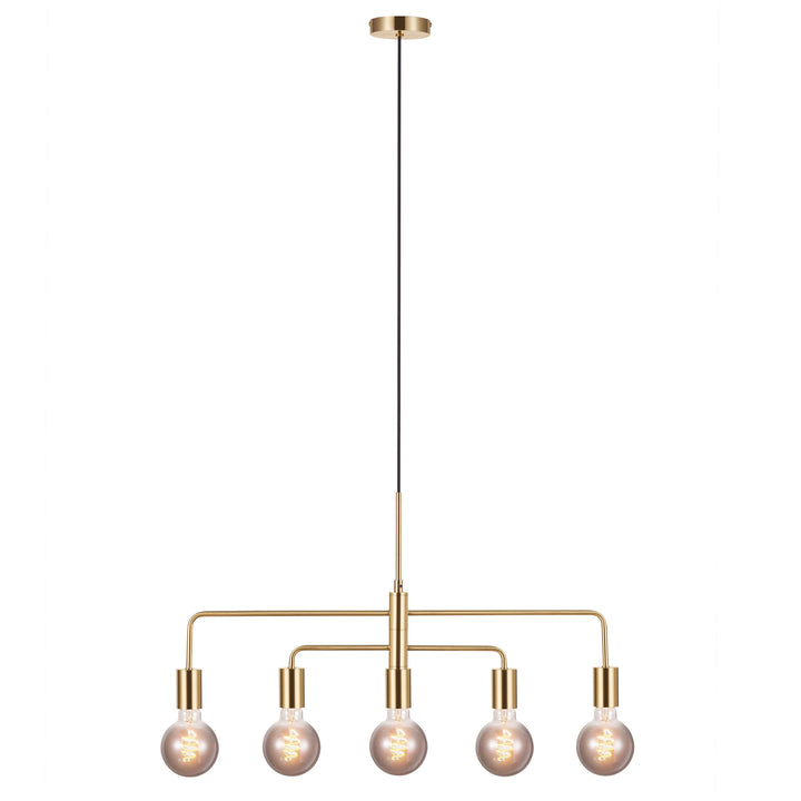 Gloom | 5-Pendant | Brass Pendant Light Brass