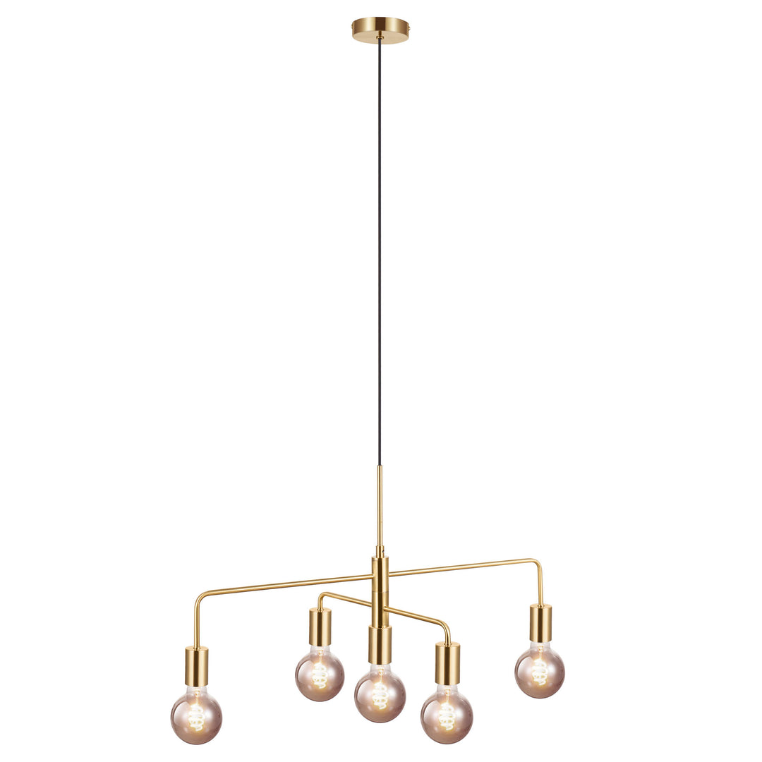 Gloom | 5-Pendant | Brass Pendant Light Brass