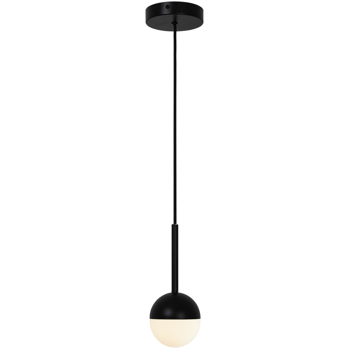 Contina | Pen. | Black/Opalw. Pendant Light Black