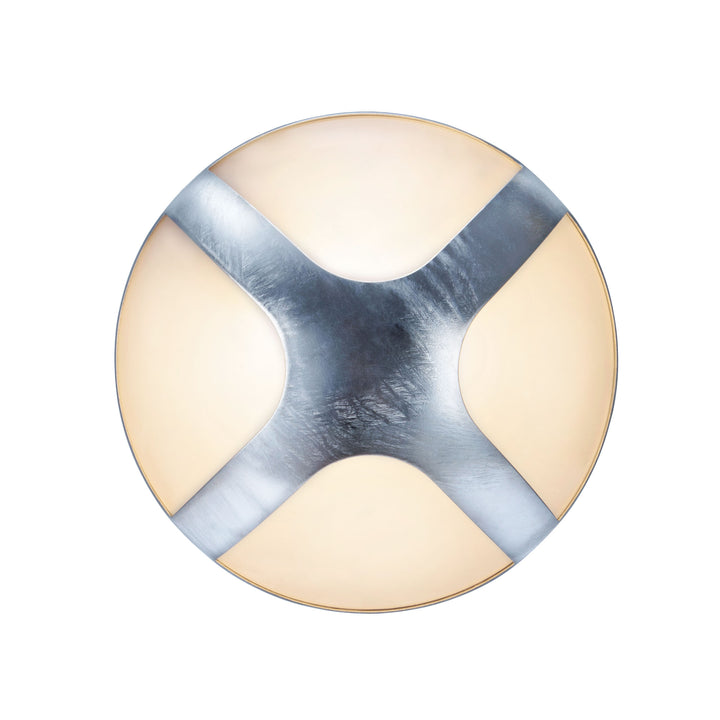 Cross 25 Wall E27 Galv Wall Light Galvanized