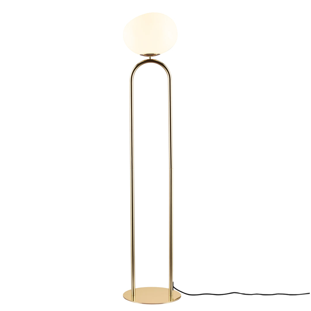 Shapes | Floor | Brass Indoor Light Brass