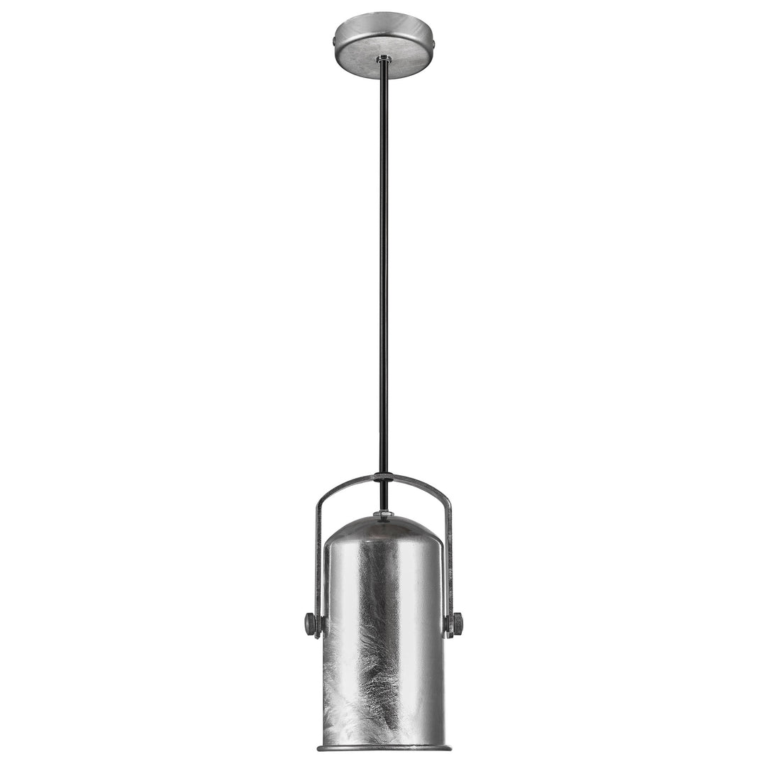 Porter 9 Pendant E27 Galv Pendant Light Galvanized