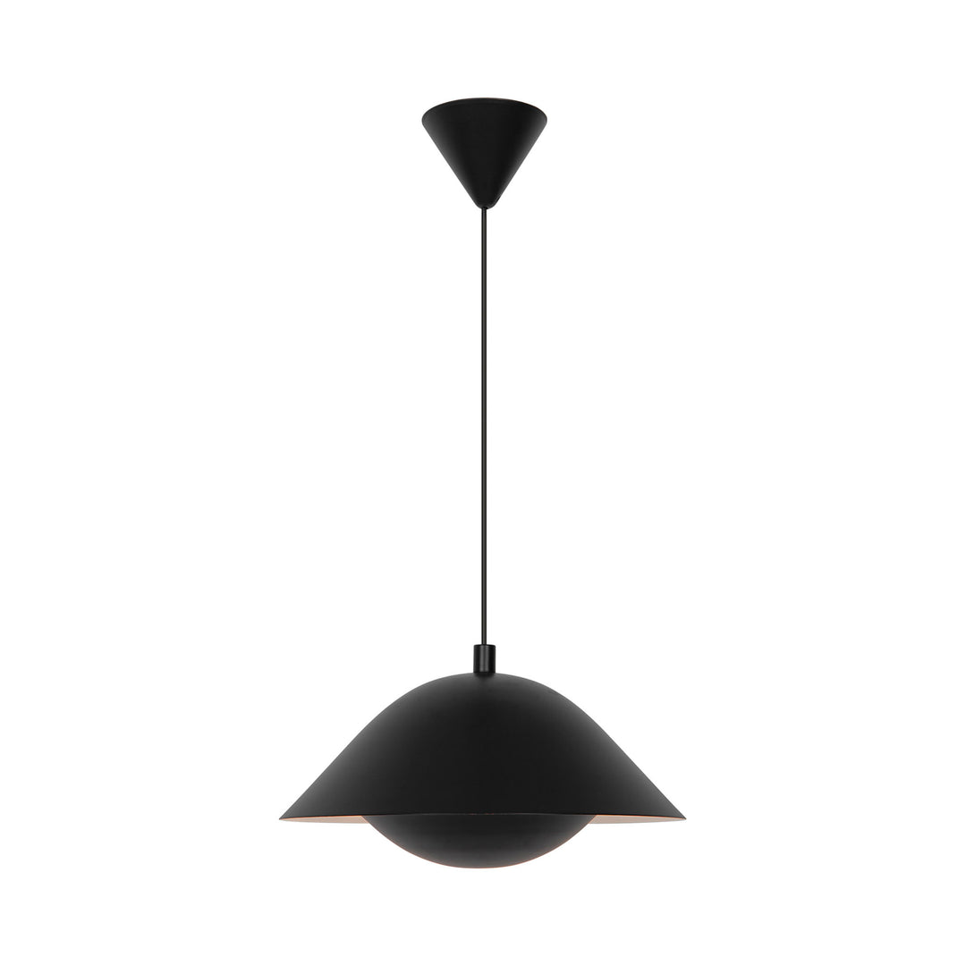 Freya 35 Pendant E27 Black Pendant Light Black