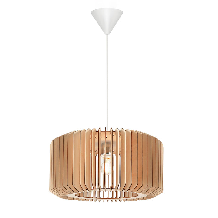 Asti 50 Pendant E27 Wood  Pendant Light Nature