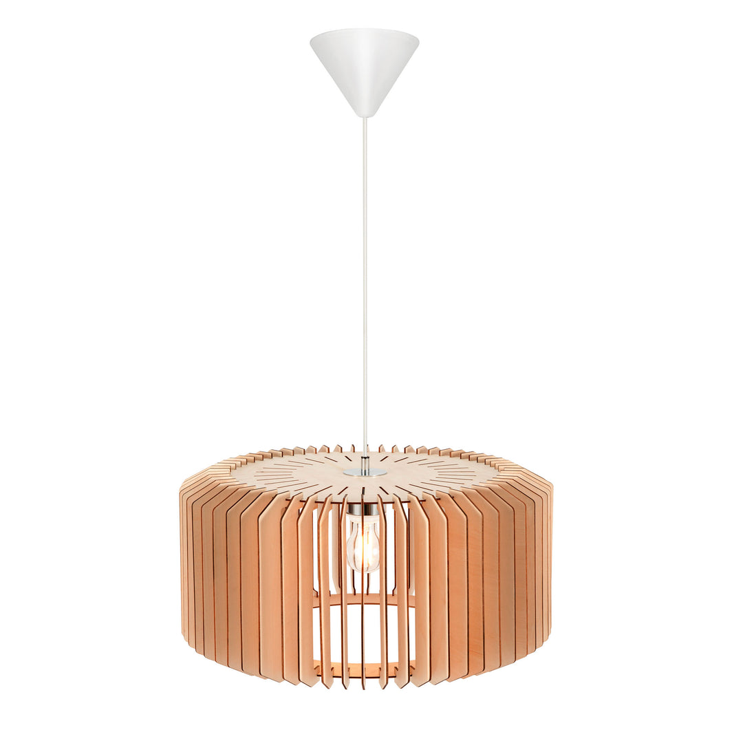 Asti 50 Pendant E27 Wood  Pendant Light Nature