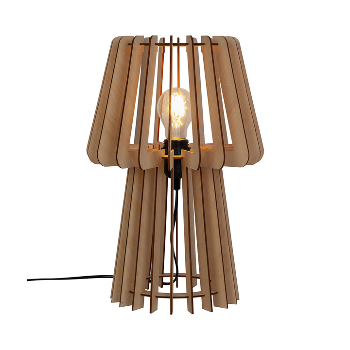 Groa Table E27 Wood Table Light Nature