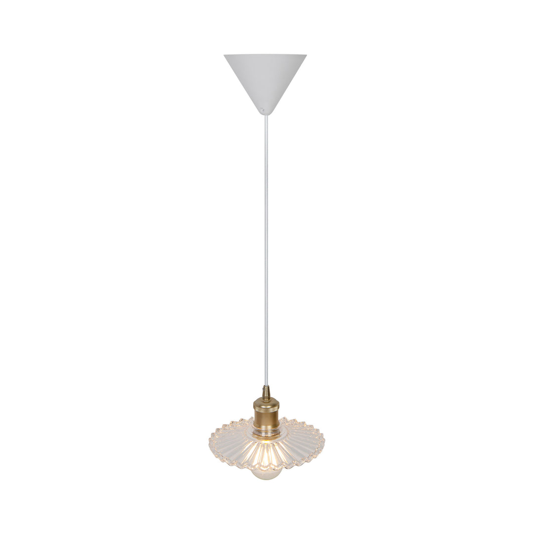 Torina 20 Pendant E27 Clear Glass Pendant Light Clear