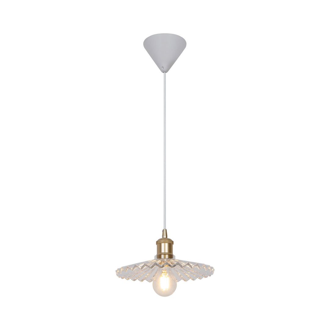 Torina 25 Pendant E27 Clear Glass Pendant Light Clear