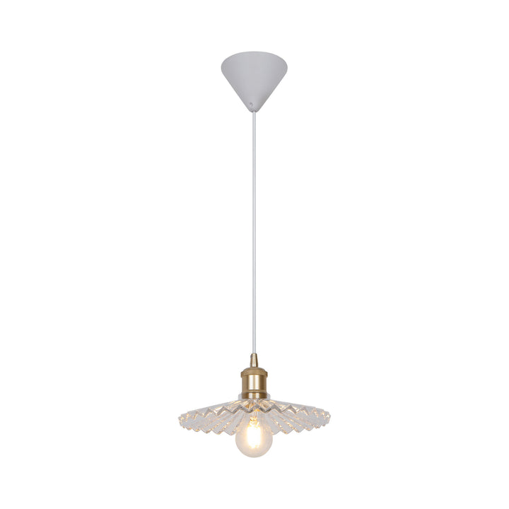 Torina 25 Pendant E27 Clear Glass Pendant Light Clear