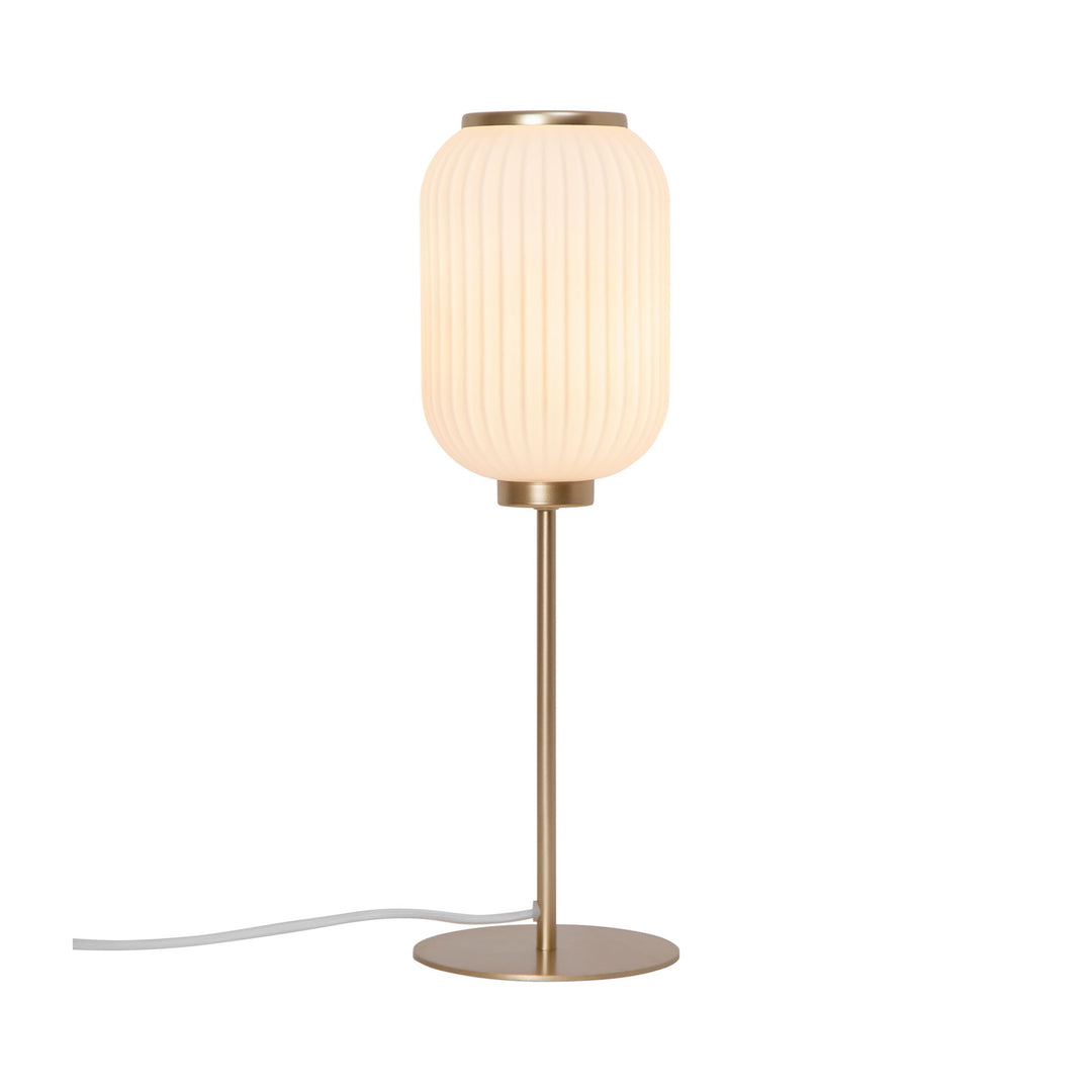 Milford 20 Table Brass / Opal Table Light Brass