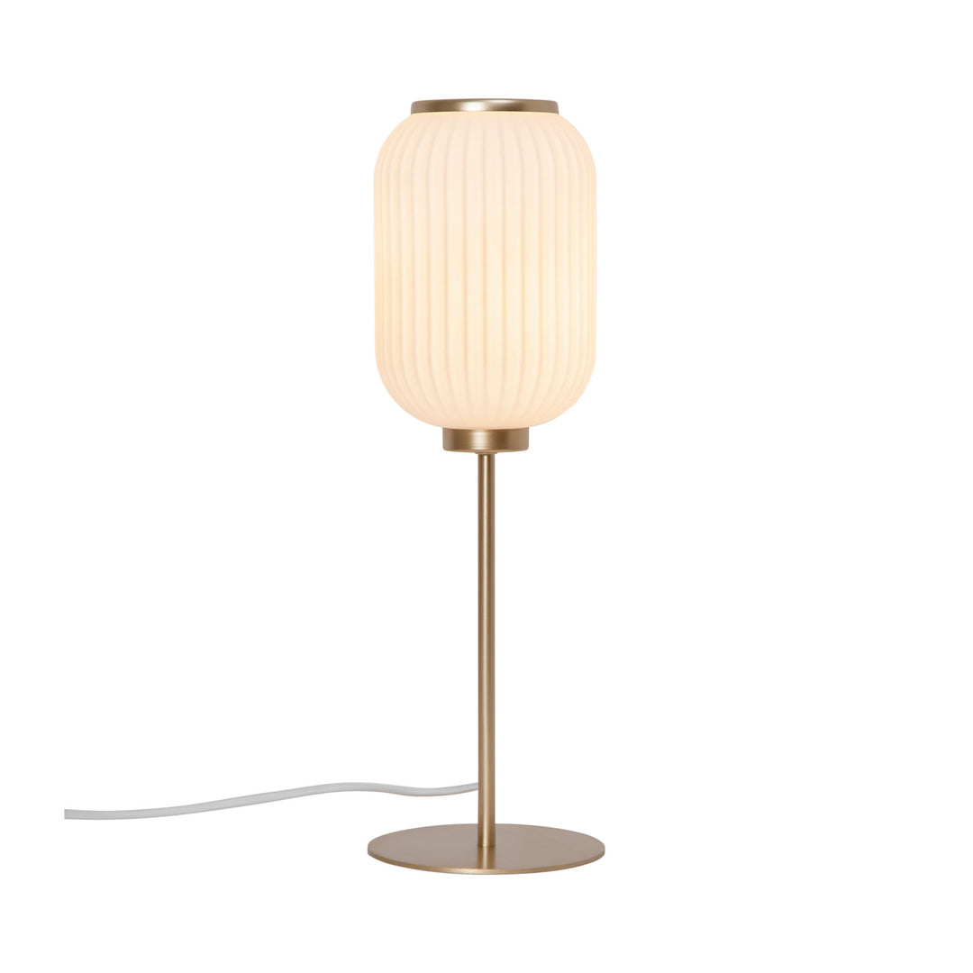 Milford 20 Table Brass / Opal Table Light Brass