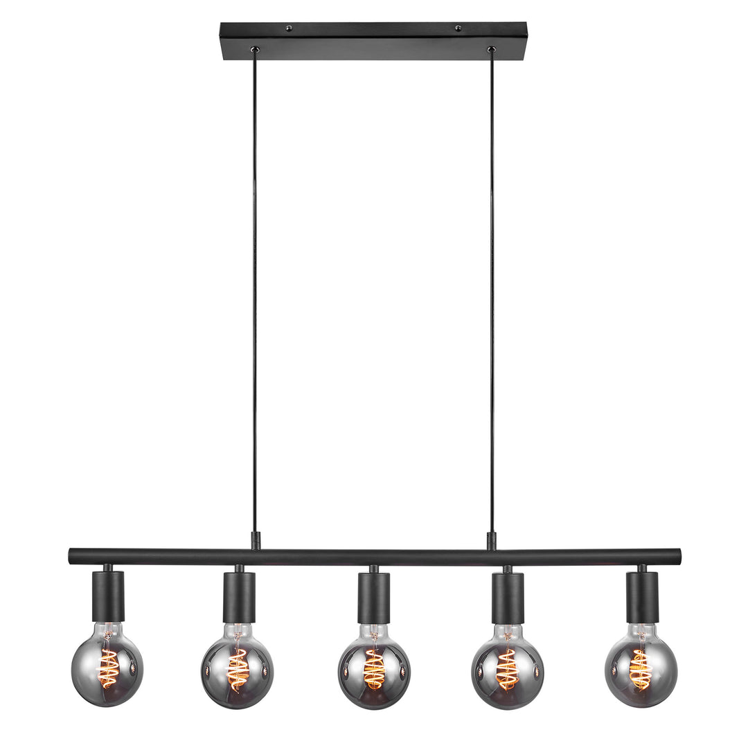 Paco 5-Rail E27 Black 5-Rail Light Black