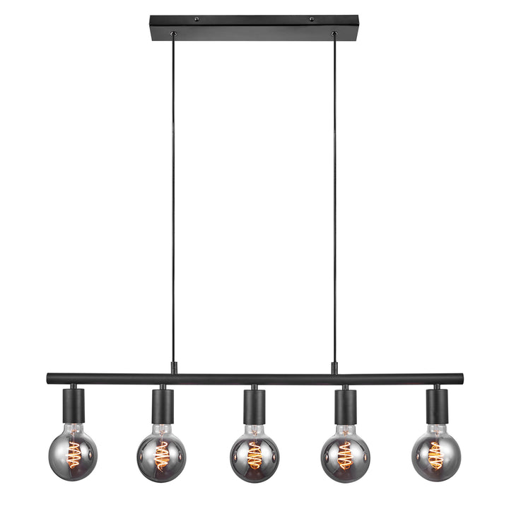 Paco 5-Rail E27 Black 5-Rail Light Black