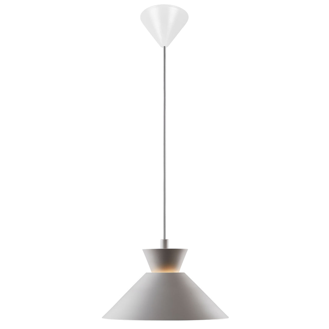 Dial 25 Pendant E27 Grey Pendant Light Grey