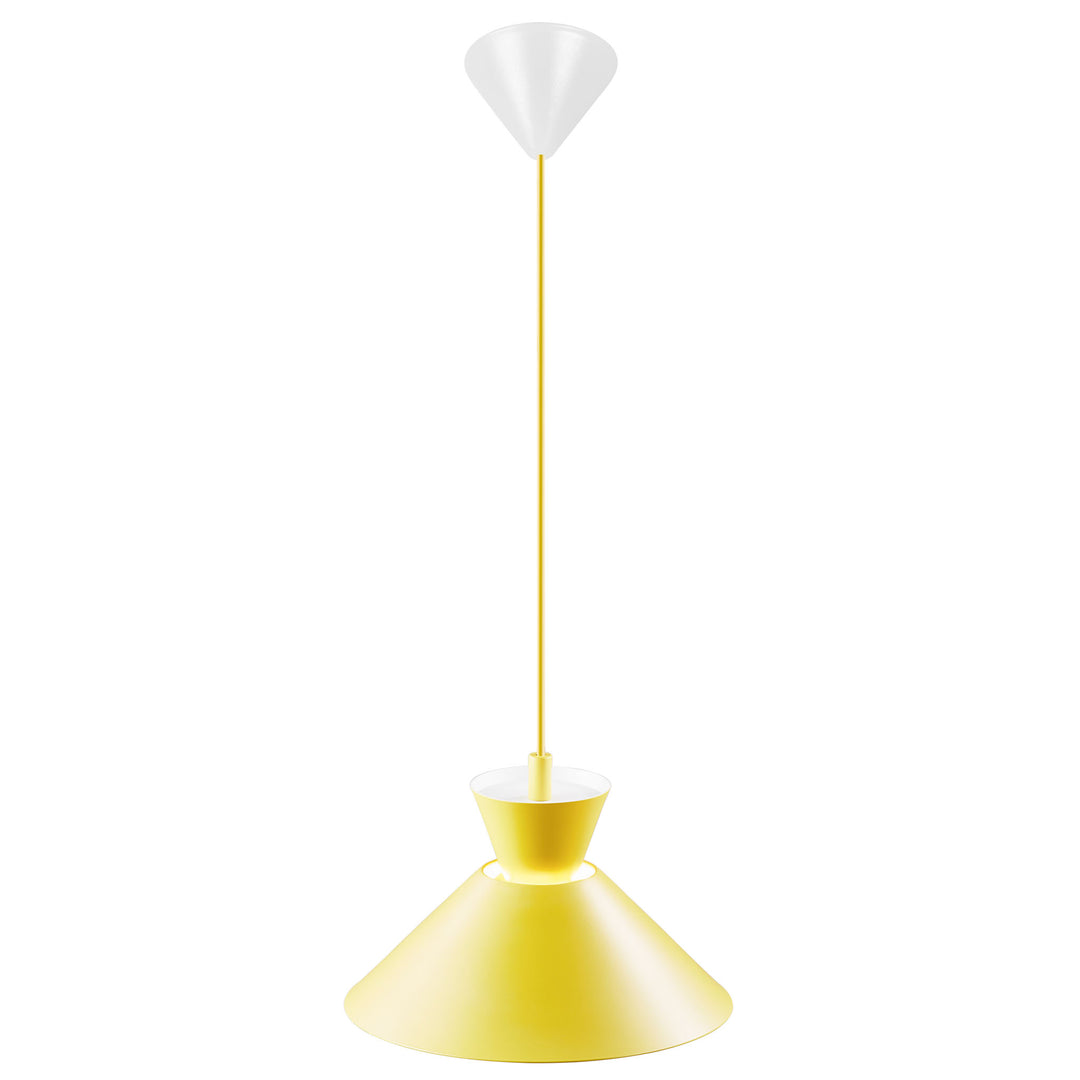 Dial 25 Pendant E27 Yellow Pendant Light Yellow