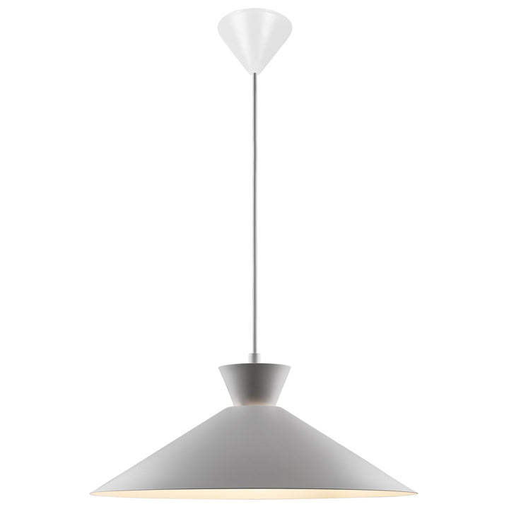 Dial 45 Pendant E27 Grey Pendant Light Grey