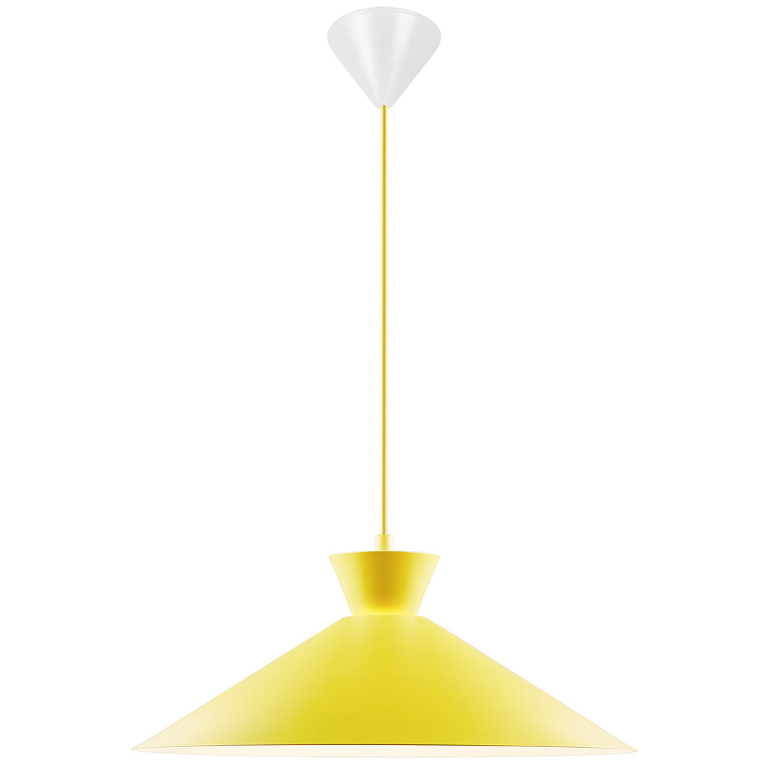 Dial 45 Pendant E27 Yellow Pendant Light Yellow