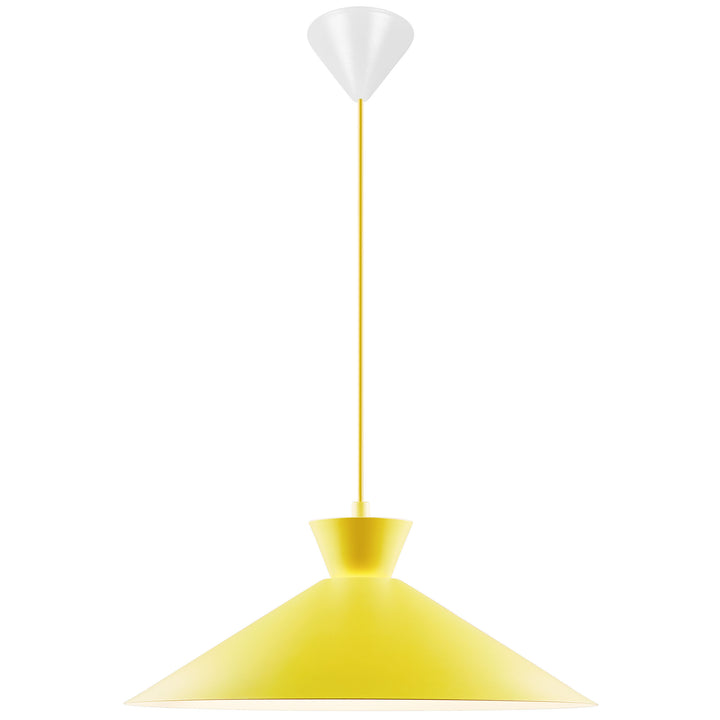 Dial 45 Pendant E27 Yellow Pendant Light Yellow