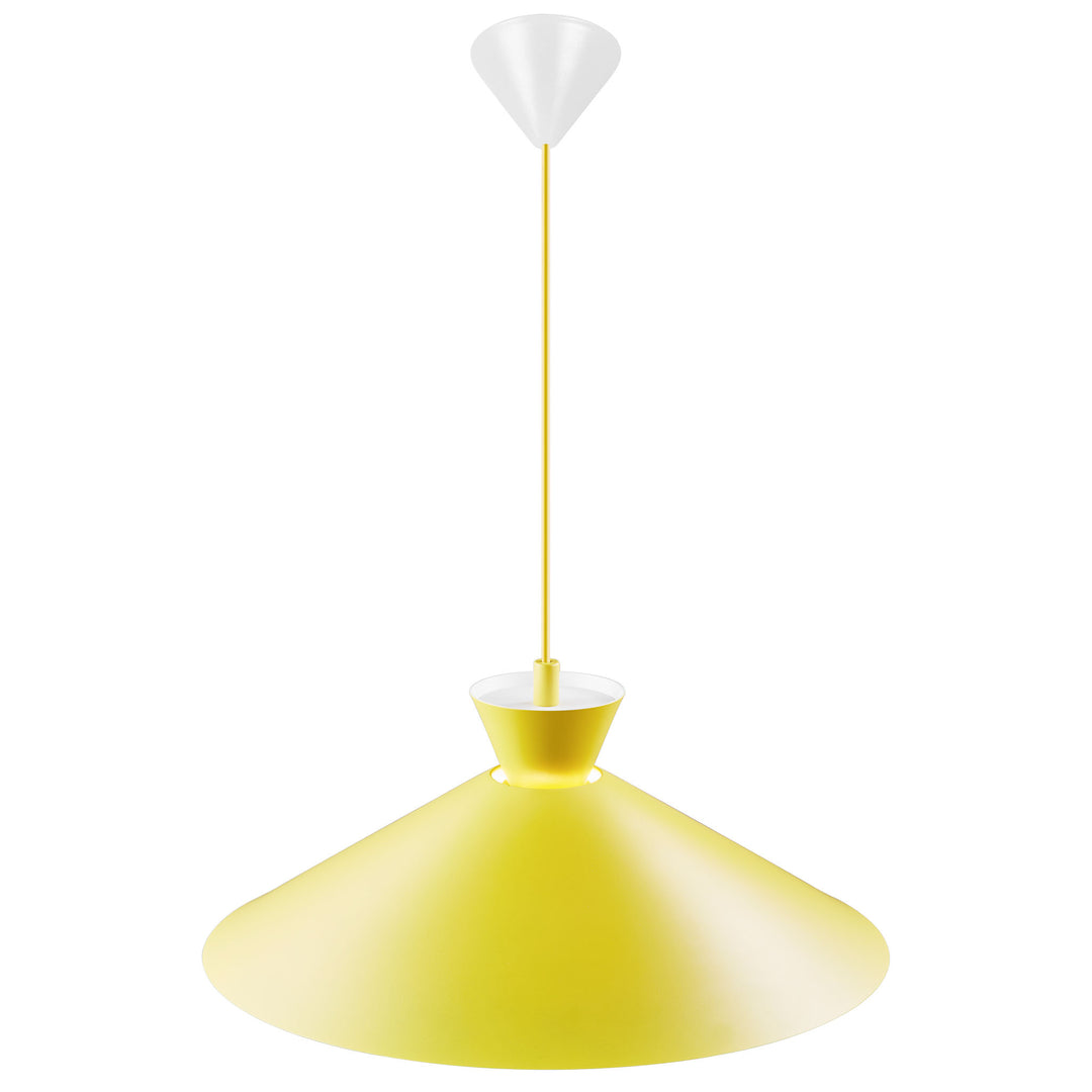 Dial 45 Pendant E27 Yellow Pendant Light Yellow