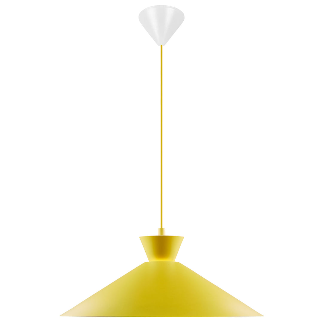 Dial 45 Pendant E27 Yellow Pendant Light Yellow