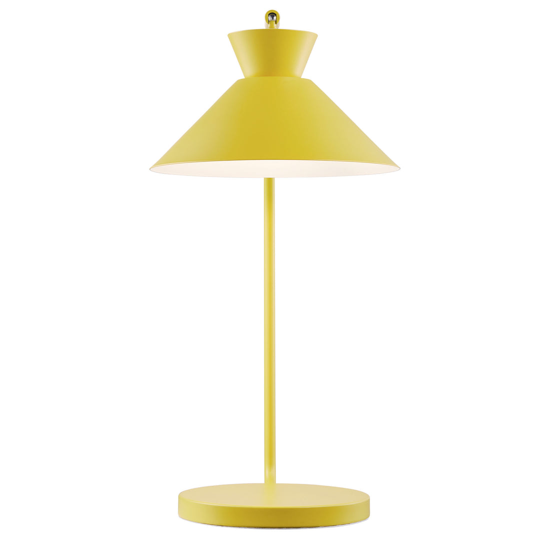 Dial Table E27 Yellow Table Light Yellow