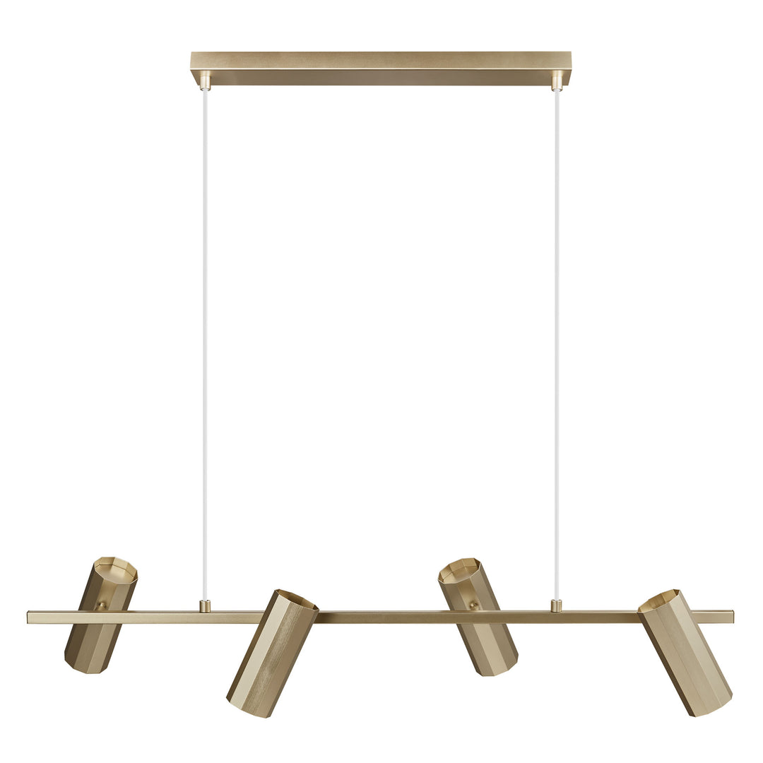 Alanis 4-Pendant GU10 Brass Pendant Light Brass