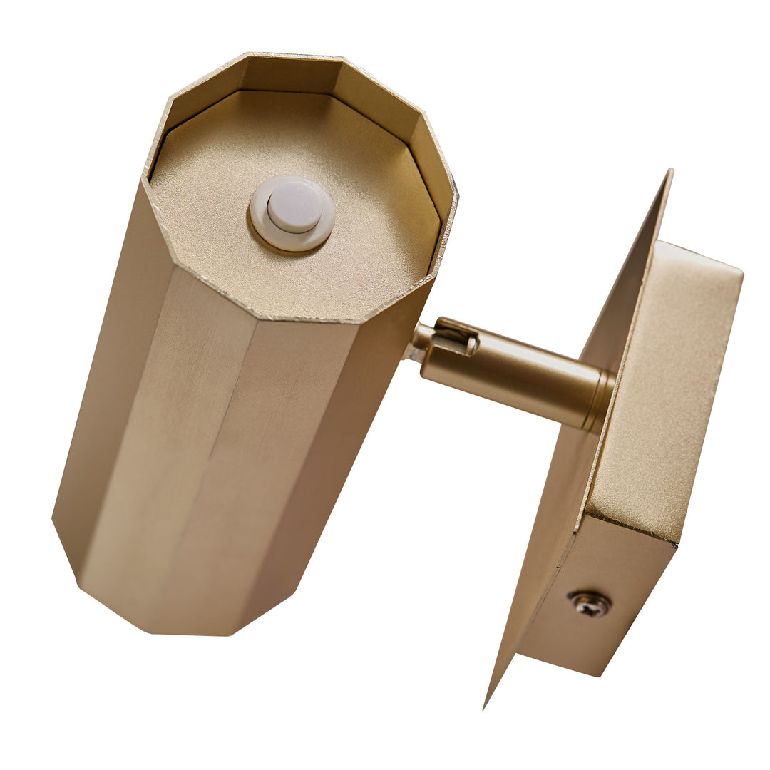 Alanis Wall GU10 Brass Wall Light Brass